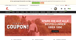 Desktop Screenshot of horze.de